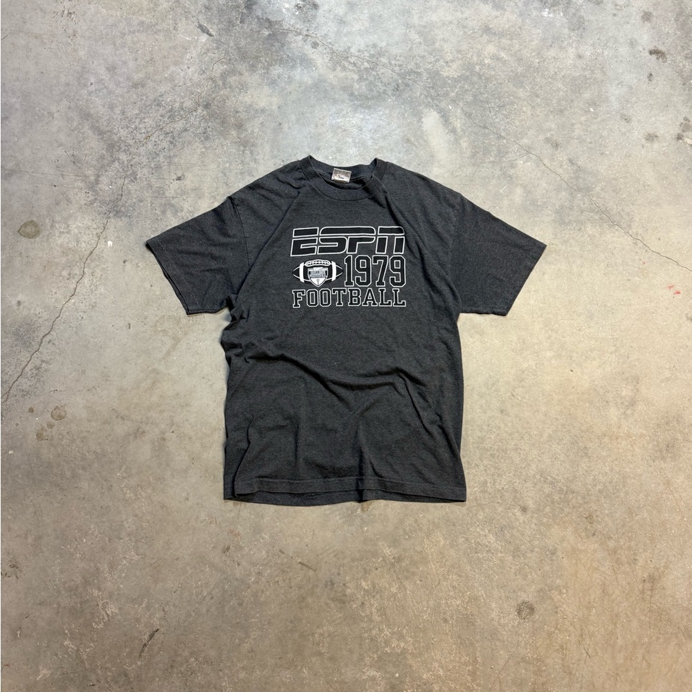 TC Black Short Sleeve Tee Casual Crew Neck